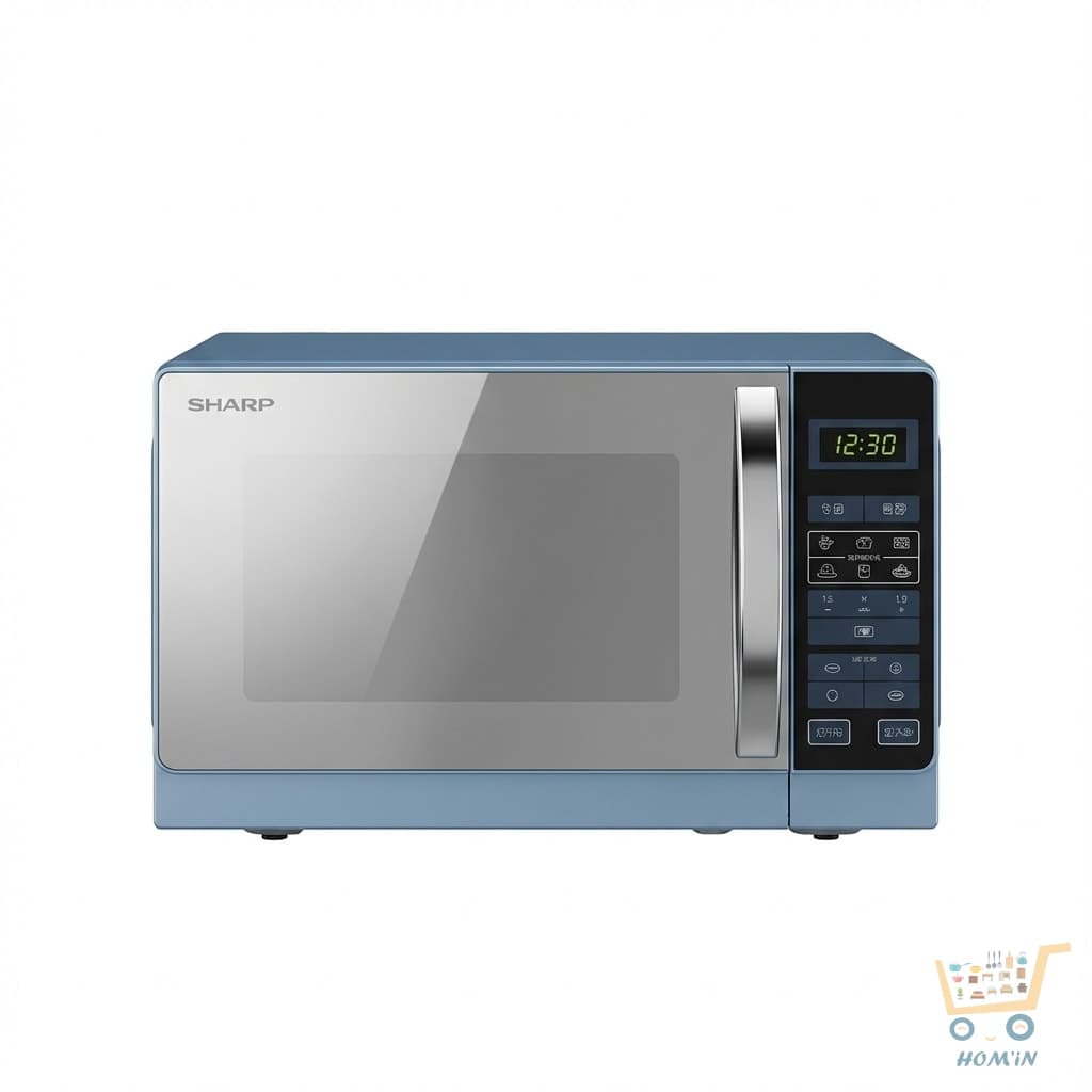 Four Micro-ondes SHARP R-20MR(S) – 20L | Design Compact & Argenté